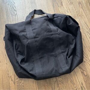 Vintage 90’s Rothco Air Force Flyer’s Surplus Black Canvas Travel Duffle Bag